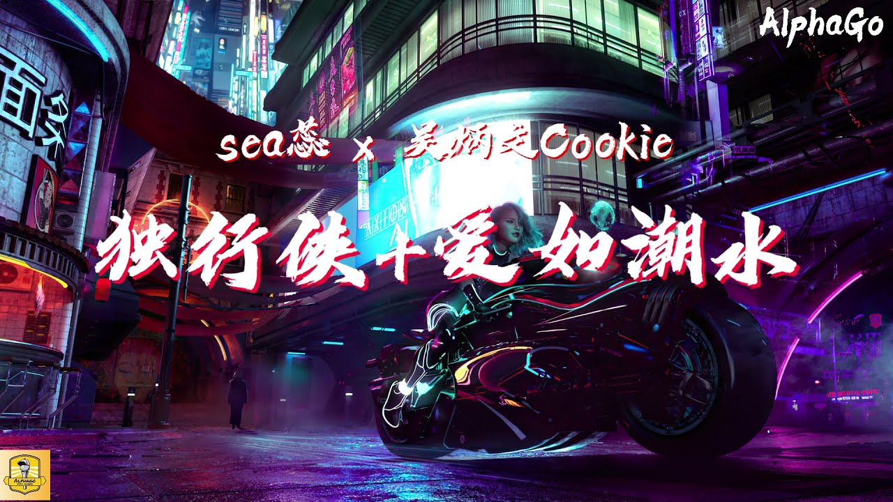 sea蕊 & 吳炳文Cookie - 独行侠+爱如潮水『如果再遇到愛的人記住去拉住他的手，告訴他如果你沒有他你就一無所有。』【动态歌词/Pinyin Lyrics】