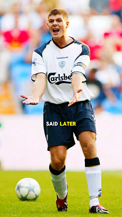 Convincing Steven Gerrard to stay at Liverpool #footballstory #football