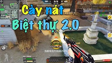 CF MOBILE: CẦM AK47-AG CÀY NÁT ZOMBIE MAP BIỆT THỰ MỚI RA MẮT