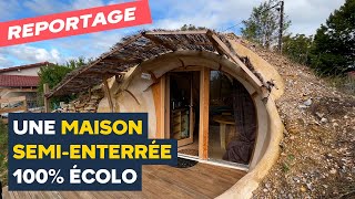 Ils ont conçu une maison bioclimatique en forme de bulle.