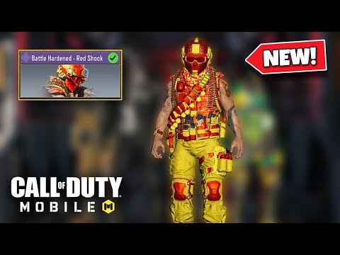 HOW TO FIX CODE 6199 REDEMPTION CENTER, FREE SKIN BATTLE HARDENED RED  SHOCK GAMEPLAY