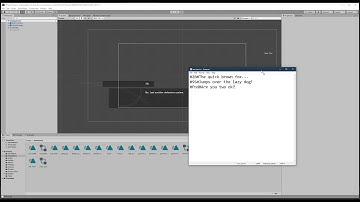 Nier Automata Hacking Minigame in Unity 2D - Early Version of Dialogue System