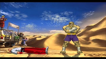 Capcom vs SNK 2 Mark of the Millennium 2001 - Sagat, M. Bison and Zangief