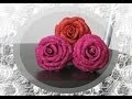 Розы из фоамирана( foam rose). Мастер-класс /// Handmade