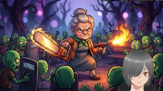 【Senior Survival Club】Chainsaw Grandma Zombie Survival Action Gameplay! (Demo) screenshot 1