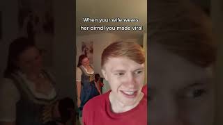 #shorts I have been betrayed 🥺👗 #Dirndl #germans #germanwife #viral #f