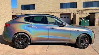 Maserati Levante gets a CRAZY color change! New Toyota Supra & Porsche 718 Spyder both get some TLC!