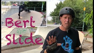 Learn to Bert Slide (Back Side) on a Skateboard on a Flat Bank, Bartley Skatepark Totton