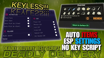 🔥 NEW Deadly Delivery Script 2025 | OP GUI | Auto Farm + ESP + No Key