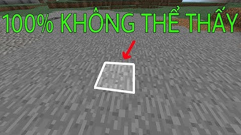 Cách Xây Đường Hầm Bí Mật Mà Cả Thánh Minecraft Cũng Không Thể Thấy ! - Minecraft PE