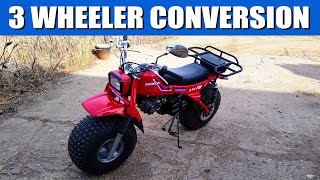 Honda 3 Wheeler - Two Wheel Monster Mini Bike Conversion