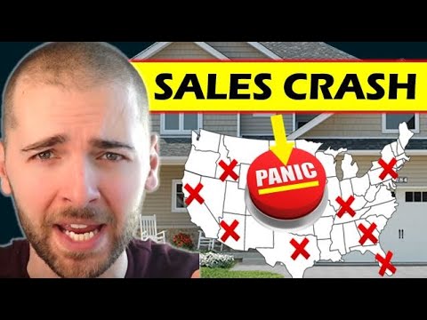 Realtors Report MEGA DROP in Home Sales (Time to Panic. Especially in California.)