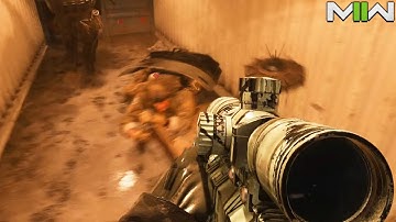 CRAZY NO SCOPE HEADSHOT IN COD MODERN WARFARE 2!