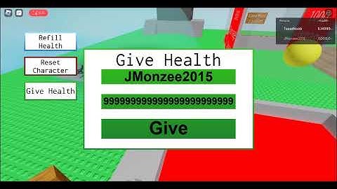 giving away hp in Roblox but every second you get +1 HP(2nd most viewed video)