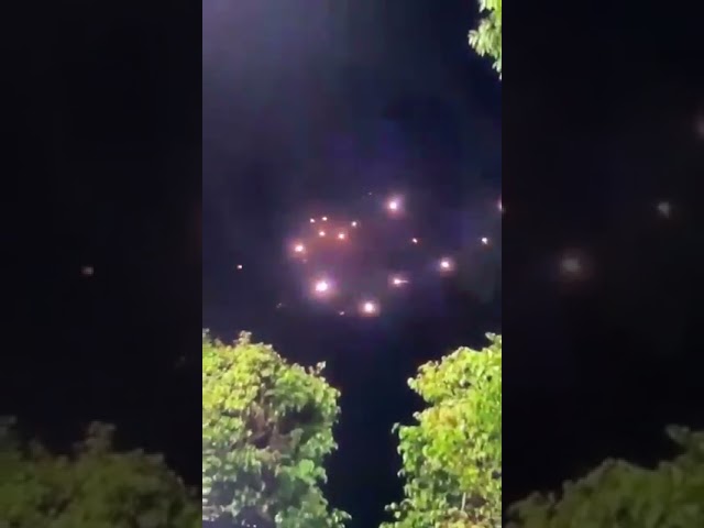 Iron Dome Interceptions over Tel Aviv