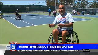 7th Annual National Wounded Warrior Tennis Camp KSWB TV HD  5 7 18  400pm
