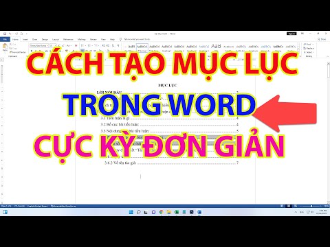 Cách Tạo Mục Lục Trong Word Cực Kỳ Đơn Giản