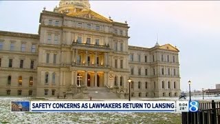 Safety concerns as lawmakers to return to Lansing