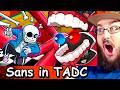 If SANS was in THE AMAZING DIGITAL CIRCUS (ALL EPISODES) SANS VS CAINE ANIMATION #TADC REACTION!!!