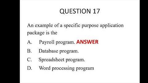 2015 WASSCE Computer Studies Objective Questions