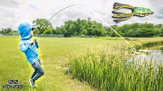 Frog Fishing For Bass At A WEEDY Pond! (100 Ponds Ep. 36) by TylersReelFishing 17,777 views 1 month ago 22 minutes