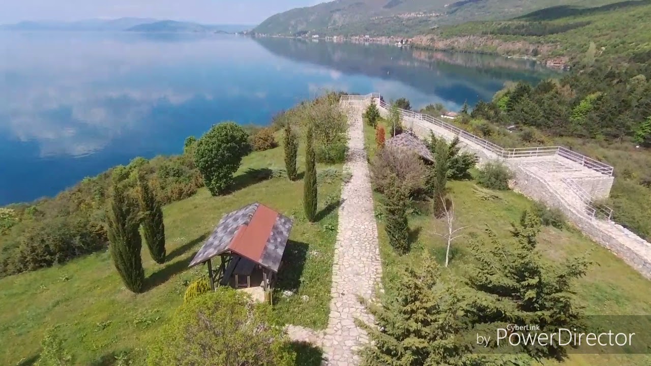 Amazing drone video of beautiful lake Ohrid