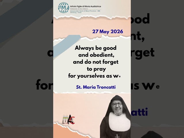 Inspirational Thoughts from St Maria Troncatti - Day 147 #motivation #love # subscribers