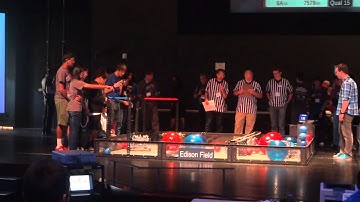 VEX Robotics Toss Up Bellarmine Tournament Match 15 (B team)