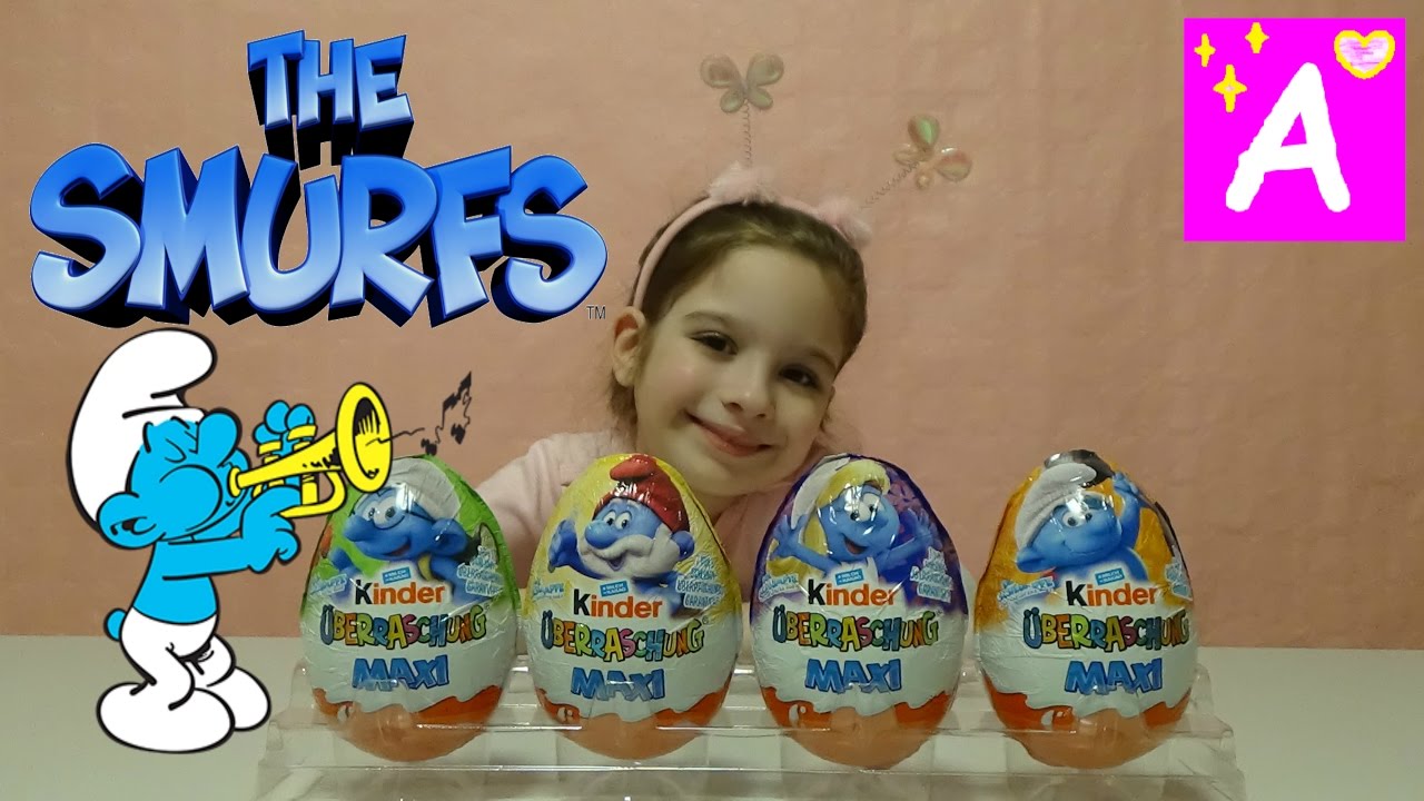 SMURFS: THE LOST VILLAGE - KINDER SURPRISE MAXI КИНДЕР МАКСИ СЮРПРИЗ ...