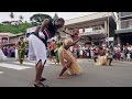 Fijian Police Dance in the Streets