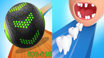 Going Balls VS Smile Rush Android iOS Mobile Gameplay Walkthrough (Level 606-610)