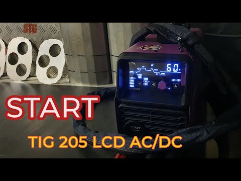 WELDING MACHINE START modelTIG 205 LCD AC/DC PULSE
