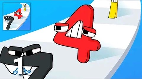 Merge Number Runner - Gameplay Walkthrough Part 1 Tutorial (ios Android)