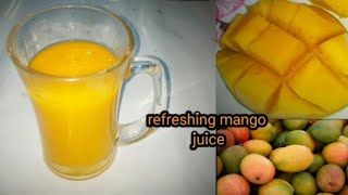 How to make mango juice at home| refreshing mango juice recipe in Bangla|আমের শরবত|SabihaOishee