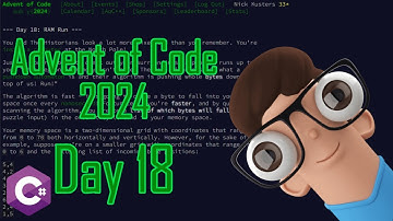 Advent of Code 2024 - Day 18 - RAM Run [C#]