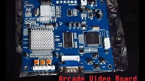 36 - HDMI Arcade Video Converter Board - Setup and Testing (GBS800)
