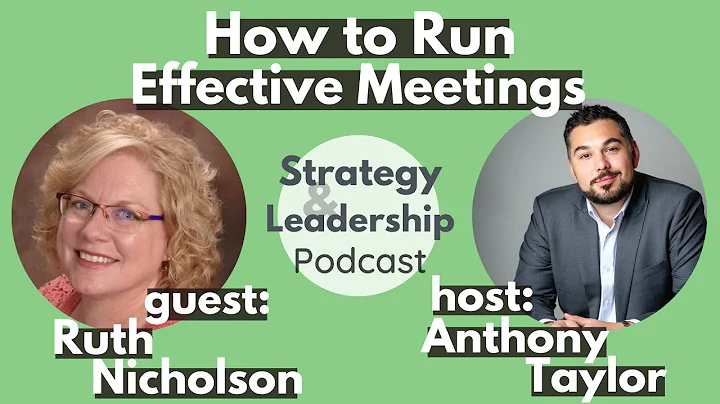 How to Run Effective Meetings - Ruth Nicholson Int...
