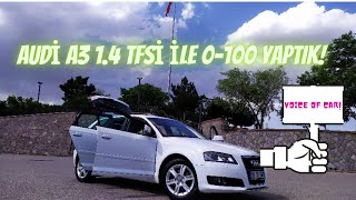 Audi A3 1.4 tfsi detaylı anlatım ve 0100 hızlanması