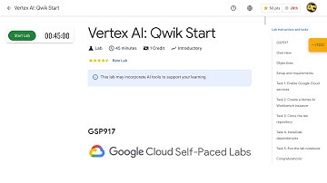 [2024] Vertex AI Qwik Start GSP917