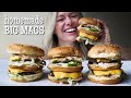 Homemade McDonald's Big Mac MUKBANG + RECIPE!