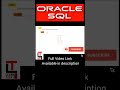 Oracle SQL tutorial in TAMIL | DDL  -  (Alter command)