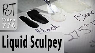 Sculpey Liquid Bakeable Clay in Black, White And Clear
