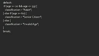 Java Switch Statement | Video Tutorial