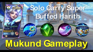 THANK YOU ONIC CW FOR THIS BROKEN HARITH BUILD | MLBB | Mukund Gameplay