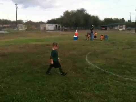 Avery's Soccer 1st Soccer game (The Hunters)