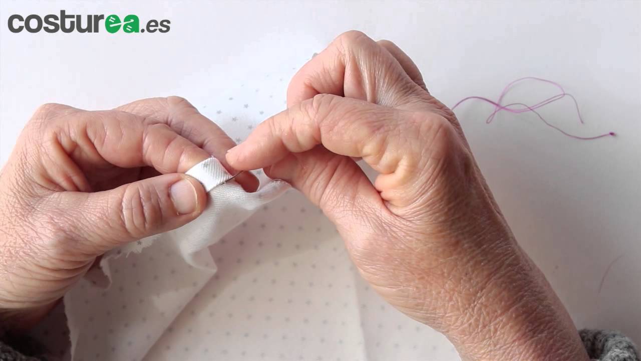 Punto lado - aprender a coser - costurea