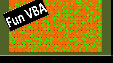 Screen Transformation VBA (random color VBA) . [HD]