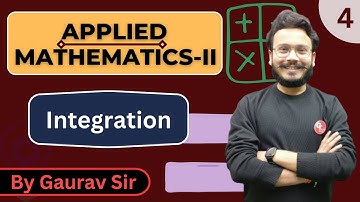 Applied Mathematics-II | Lecture-4 | Integration (part-4) | Polytechnic 2nd Semester by Gaurav Sir