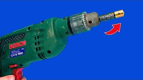 🔥Just Insert an Old Battery Into Drill and You Will Be Amazed at The Results!😱
