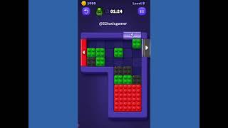 Block Out! ColorSort Puzzle Level 8 Gameplay Solution 